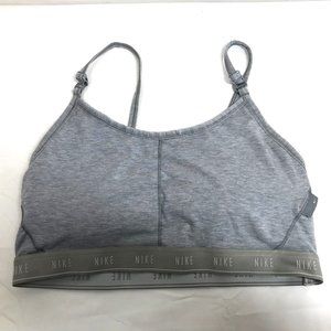 NIKE ~ WOMENS XL ~ GRAY YOGA LOW IMPACT SPORTS BRA